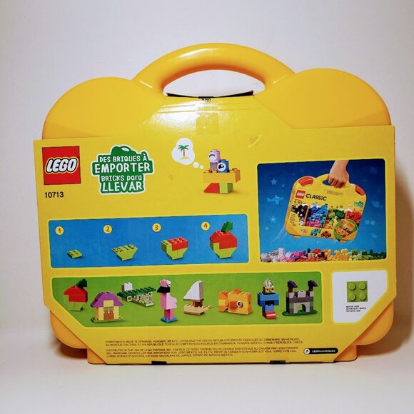 NEW LEGO Classic Creative Suitcase 10713 NEW Take Along Case 213 pieces Blocks b - Picture 6 of 9
